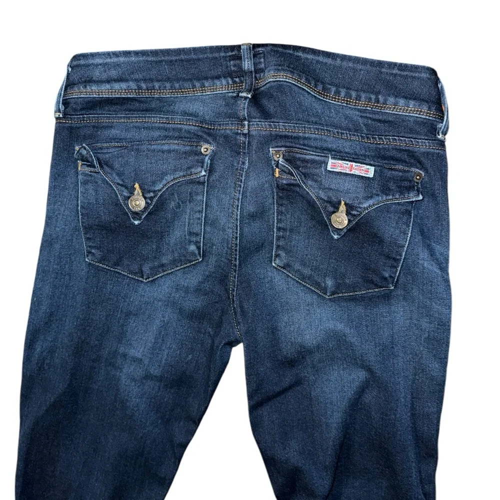 Hudson Collin Mid-Rise Flap Skinny Jean in Belf Women’s Size 29 - Picture 4 of 7